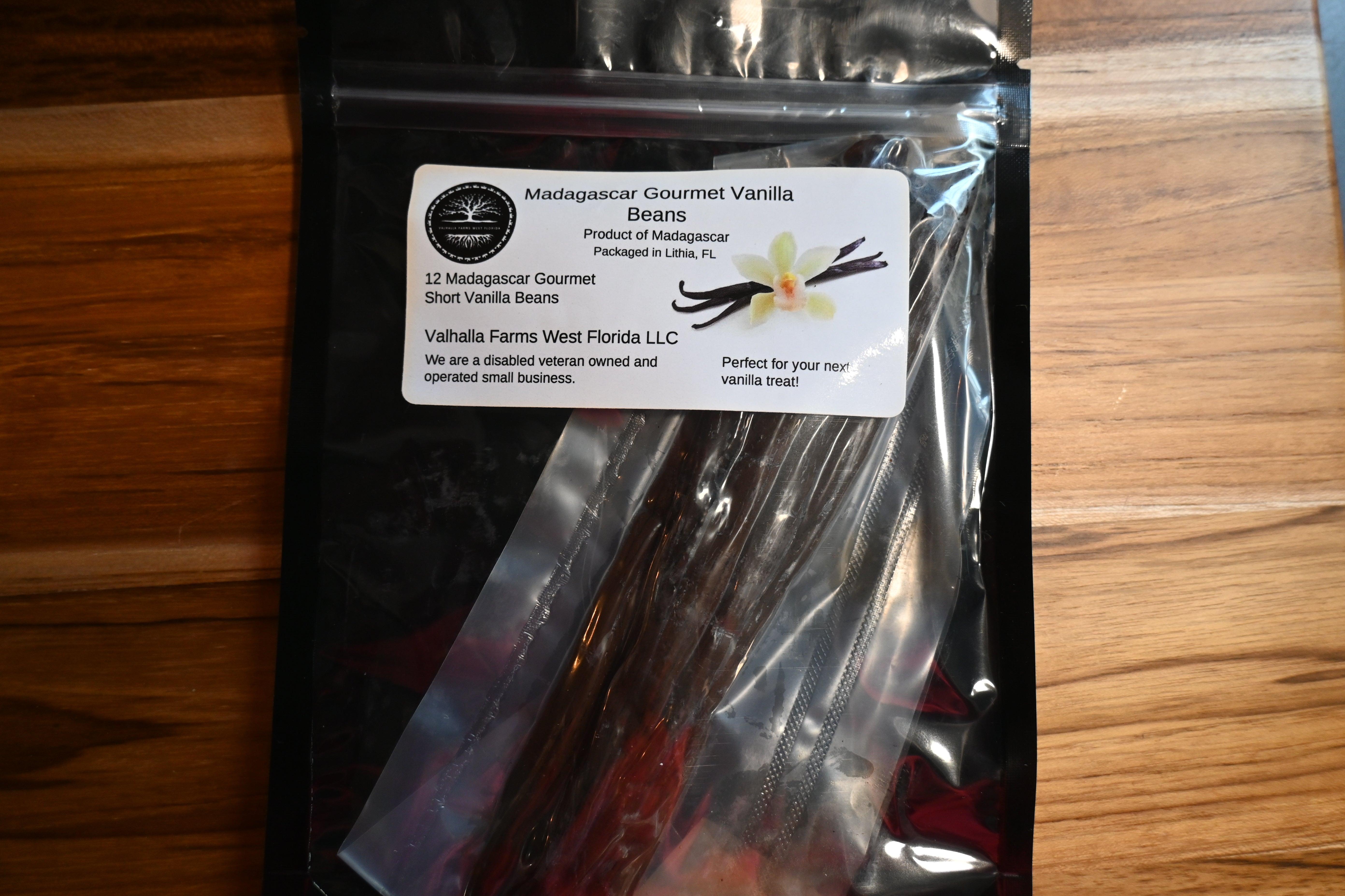Gourmet Madagascar Vanilla Beans - Valhalla Farms West Florida LLC