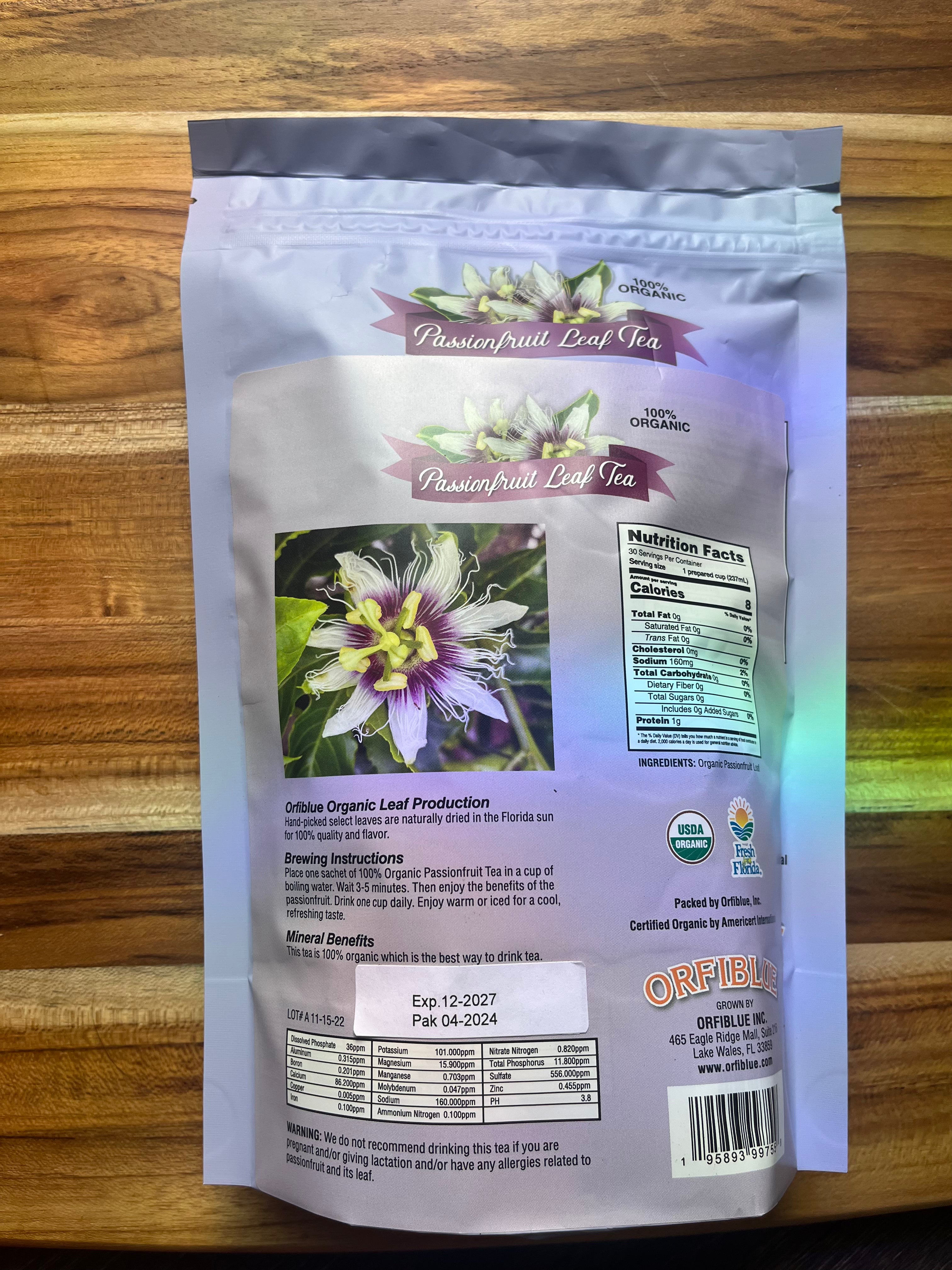 Organic Passion Fruit Leaf Tea