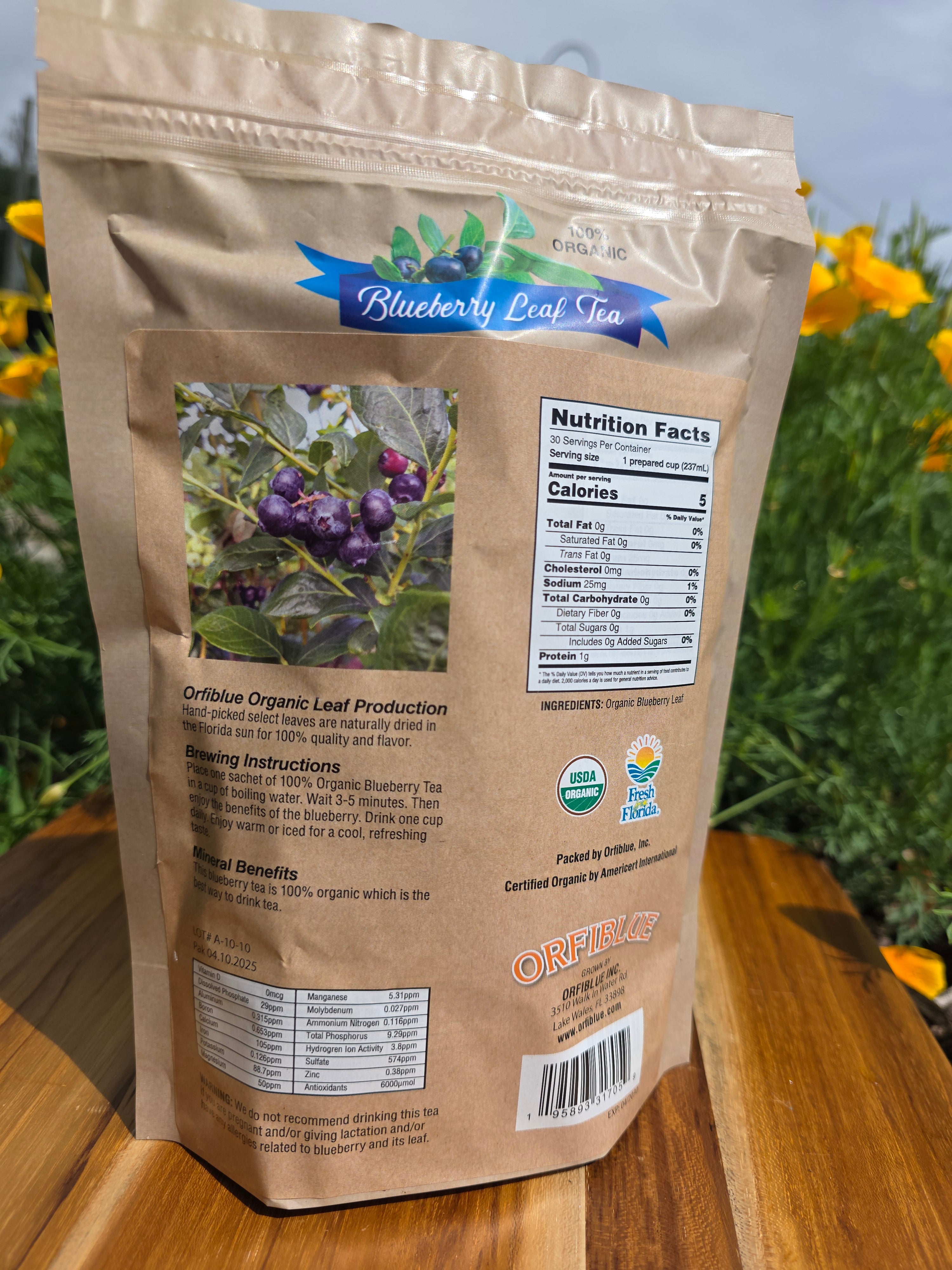 Organic Blueberry Leaf Tea