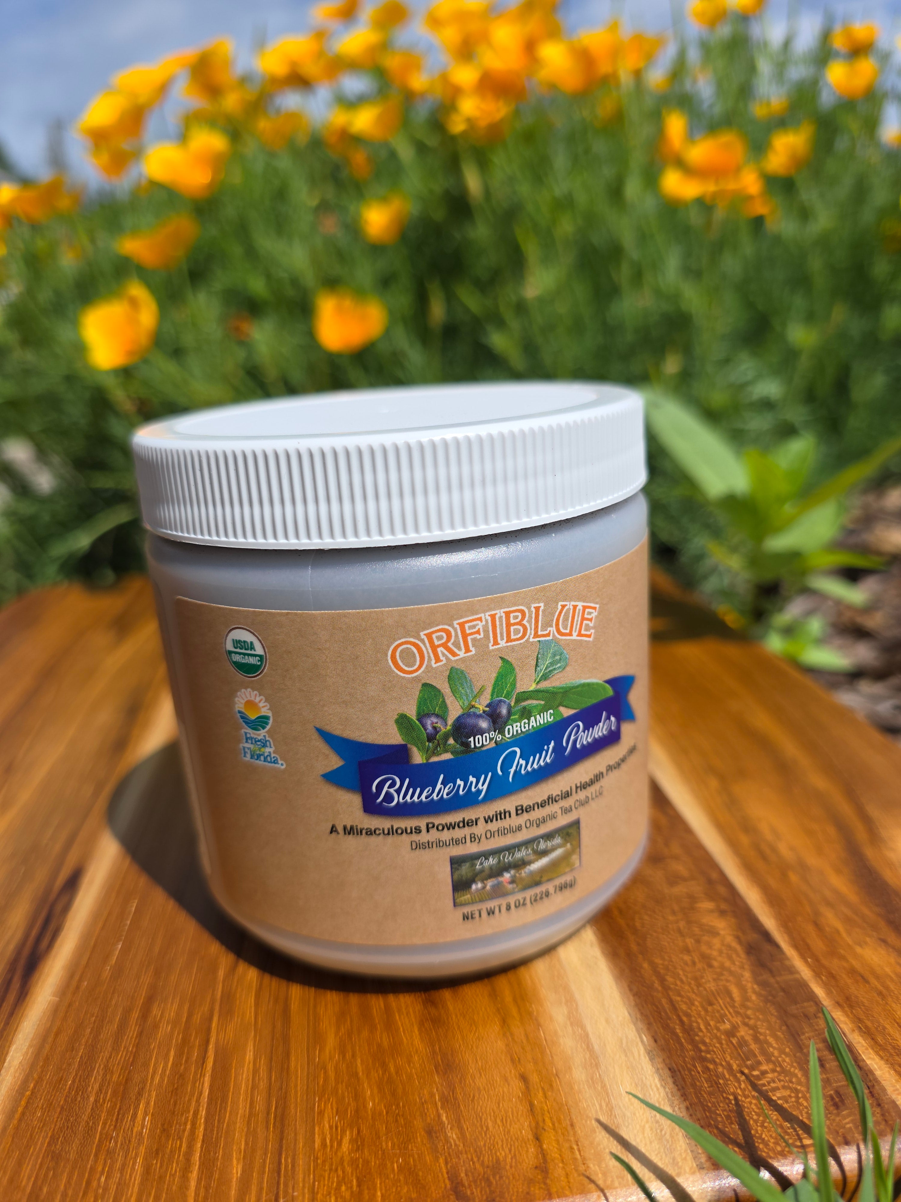 USDA Organic Blueberry Fruit Powder – 8 oz