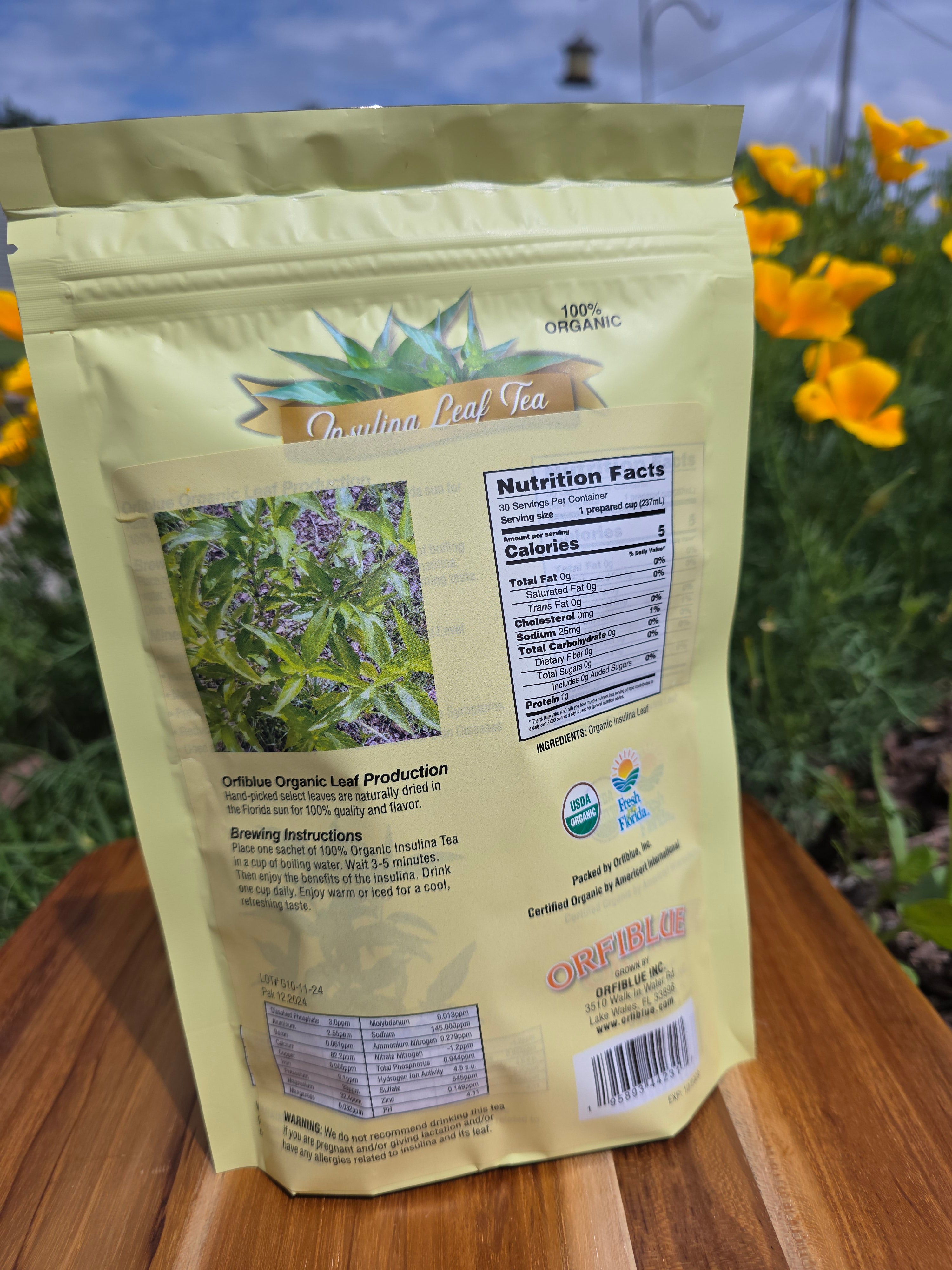 Organic Insulina Leaf Tea