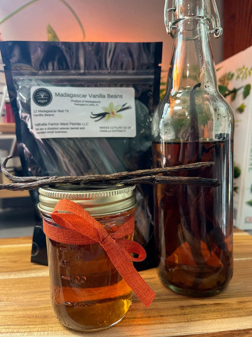 Madagascar TK Red Vanilla Beans - Valhalla Farms West Florida LLC 